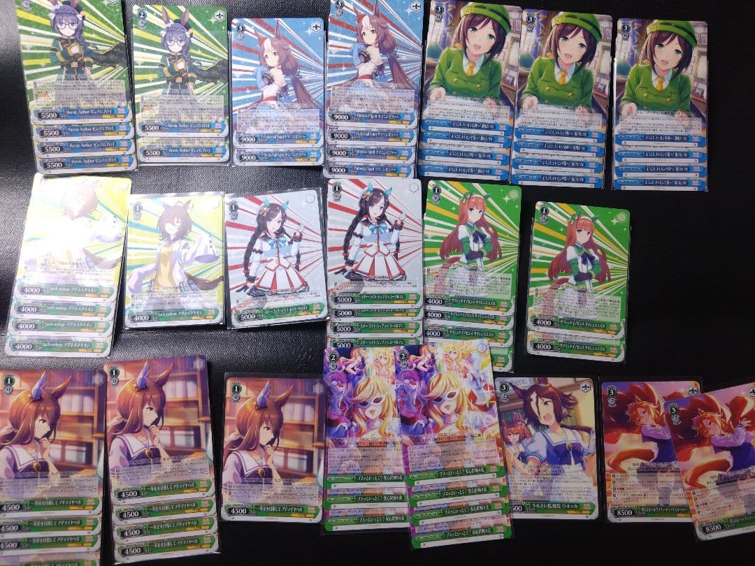 引退品ヴァイスシュヴァルツ ウマ娘デッキ7個+ディズニーデッキ セット