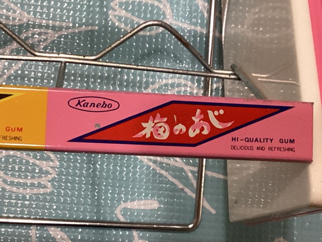 昭和レトロ　カネボウチューイングガム　ディスプレイラック　レア　未使用品　共箱付