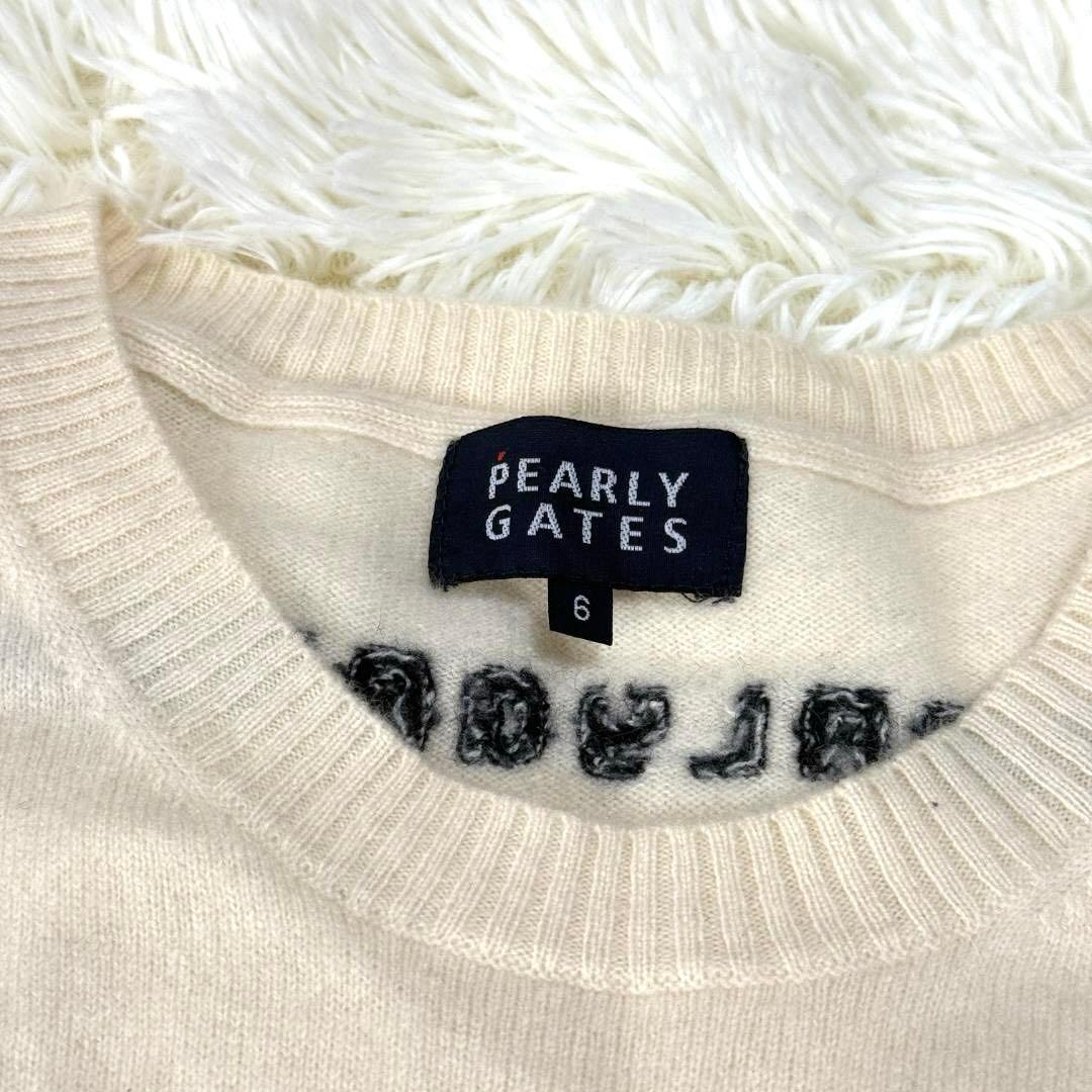 PEARLY GATES パーリーゲイツ カシミヤ100％ニット サイズ6