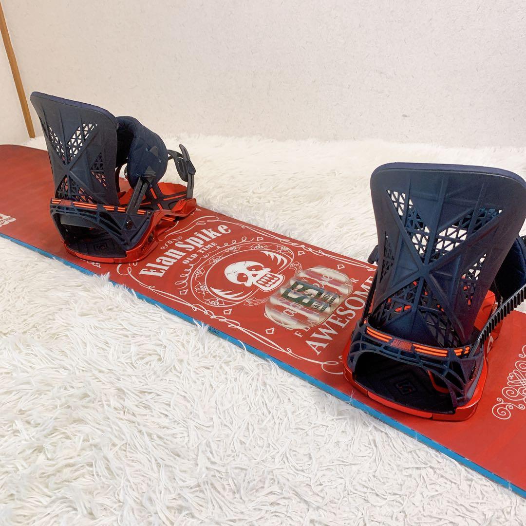 Elan Spike 152 サロモン シャドー M スノーボード３点セット