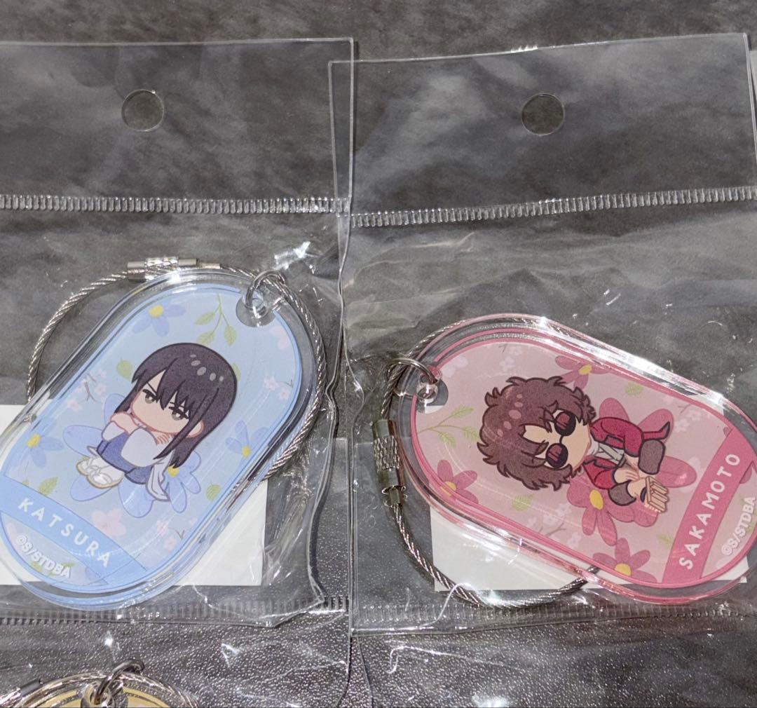 銀魂　3年Z組銀八先生　アクリルチャーム　2連ワイヤー　BIG アクキー