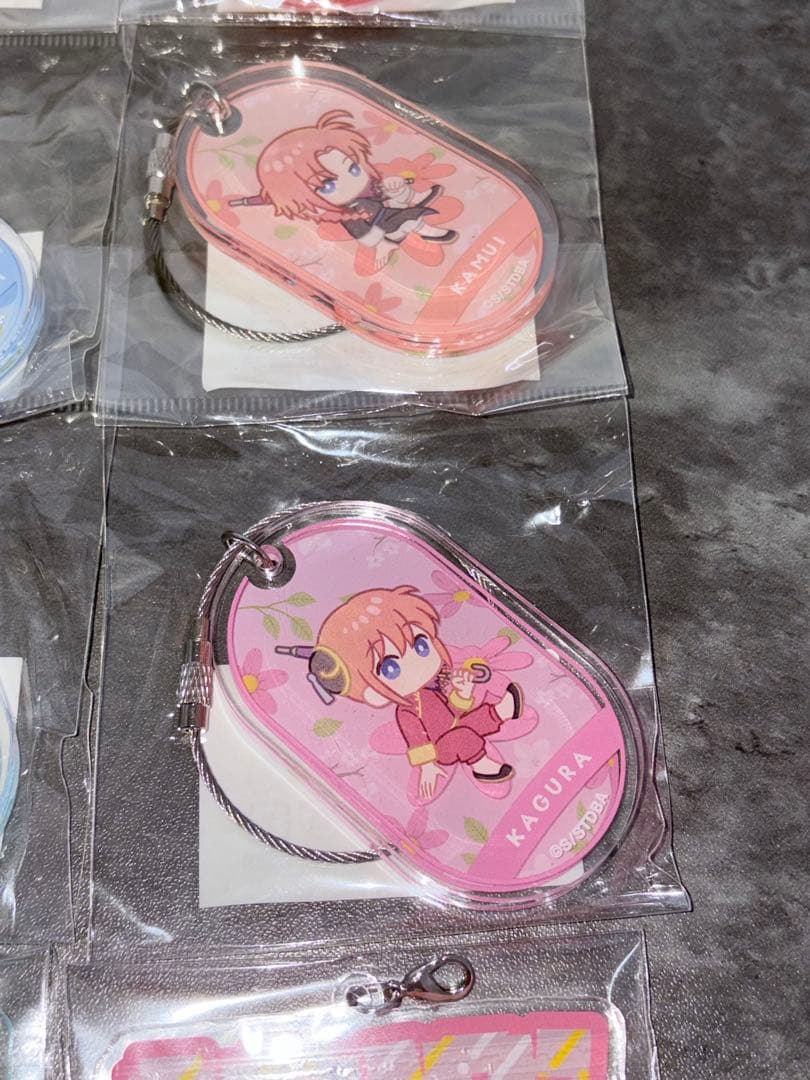 銀魂　3年Z組銀八先生　アクリルチャーム　2連ワイヤー　BIG アクキー