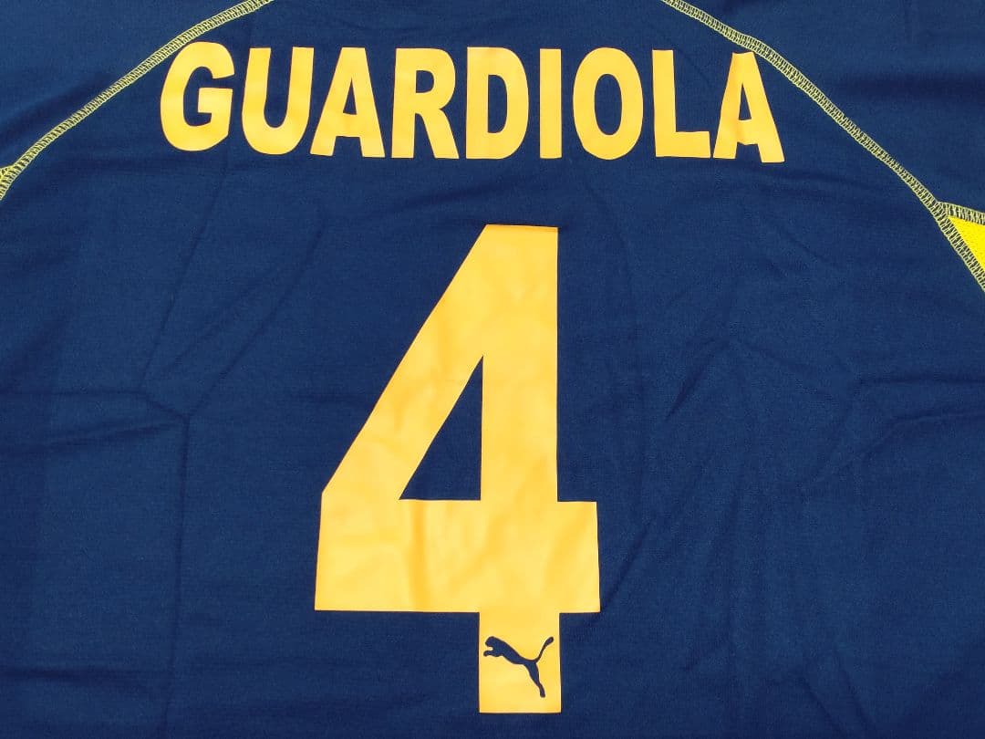 [タグ付・超希少] カタルーニャ選抜（スペイン）グアルディオラ選手ユニ