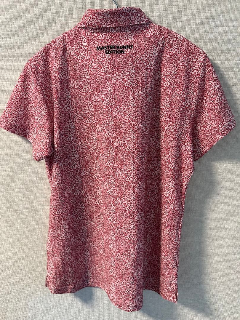 値下！大サイズMASTER BUNNY☆リバティお花柄 半袖ポロシャツ☆サイズ2