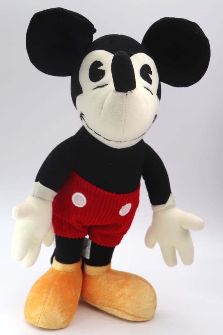 75周年ミッキーマウス ぬいぐるみ 約34cm レアアイテム