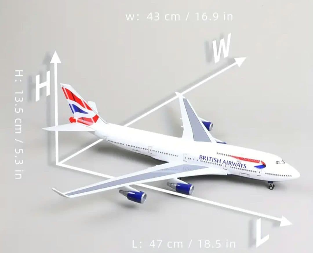 2/23 new! 英国／Boeing747 ブリティッシュ・エアウェイズ