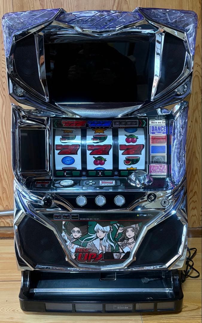 パチスロ実機　ディスクアップ 5.9号機　家庭用電源　不要機