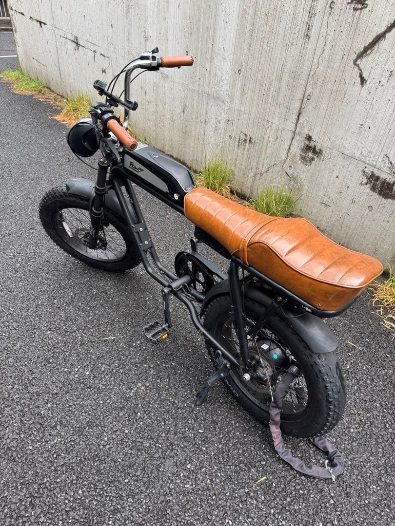 電動アシスト自転車 ブラック　flow bike