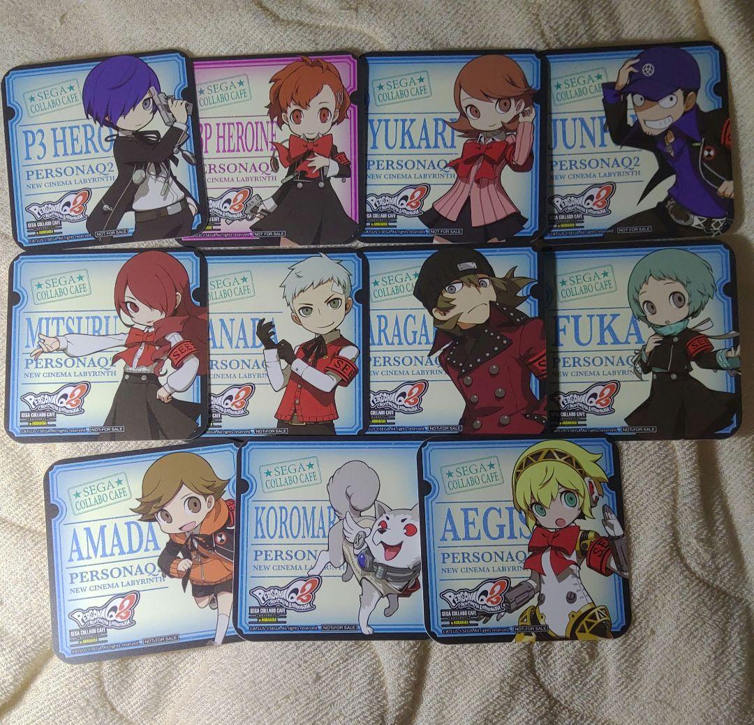 ペルソナQ2 コースターセット 全36種類　personaQ2 セガコラボカフェ