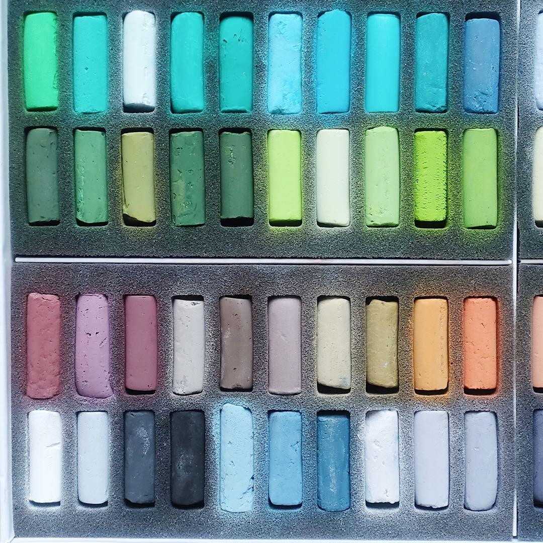 セヌリエ ソフトパステル ハーフスティック120色 セット