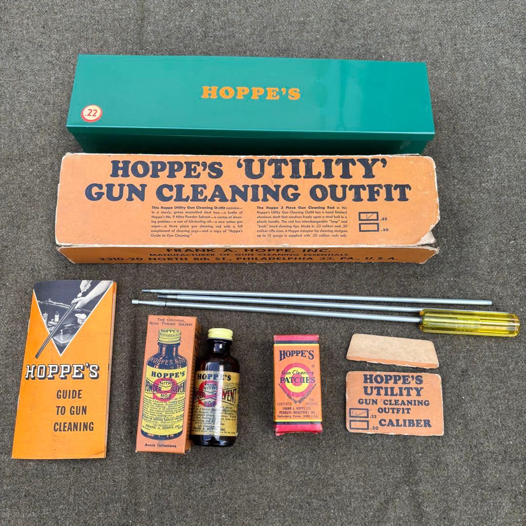 USA VINTAGE HOPPE'S GUN クリーニングセット メタルケース