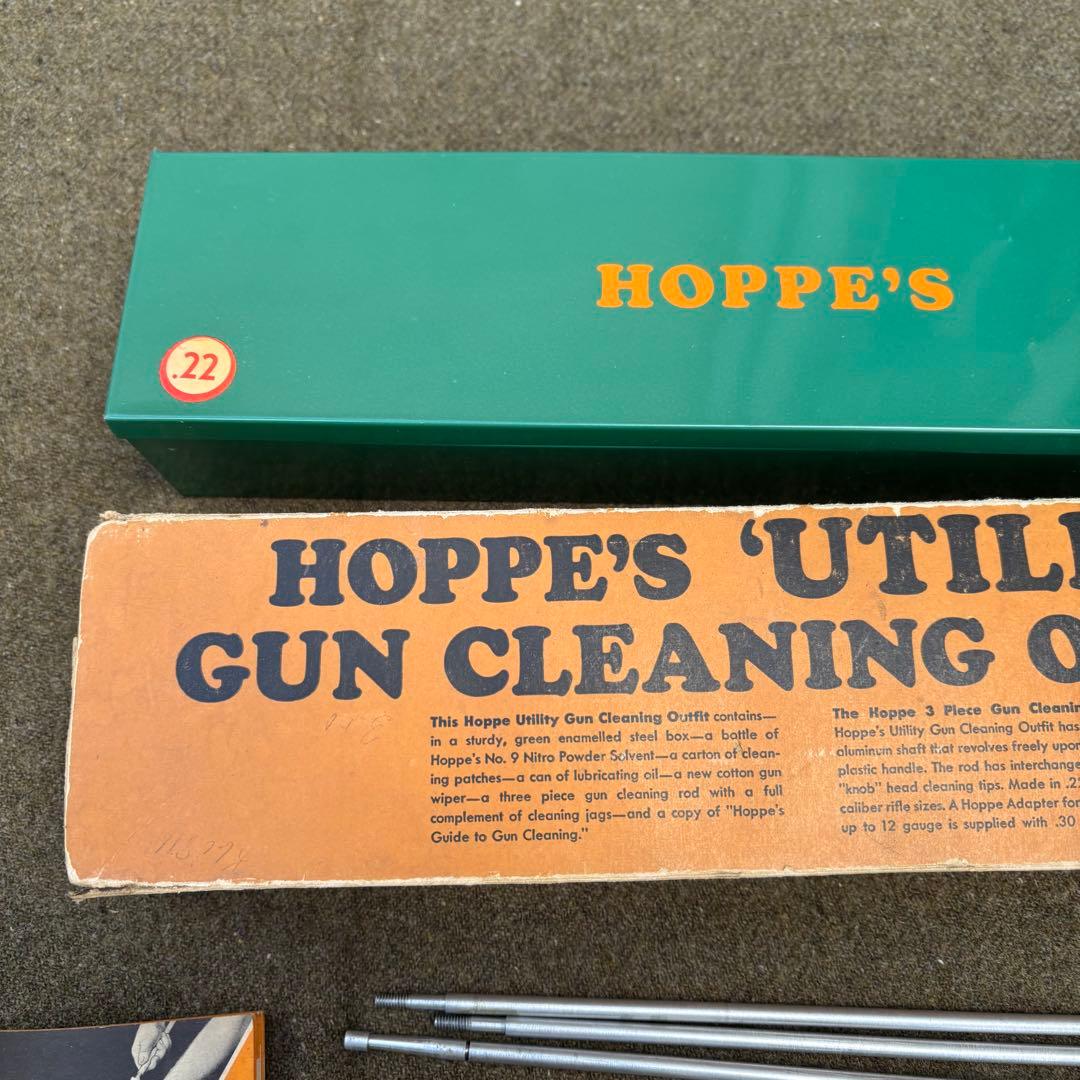 USA VINTAGE HOPPE'S GUN クリーニングセット メタルケース
