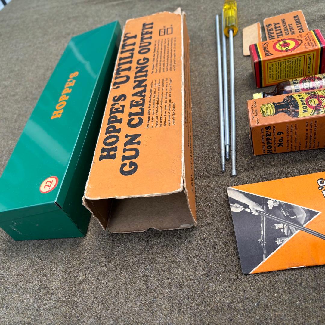 USA VINTAGE HOPPE'S GUN クリーニングセット メタルケース