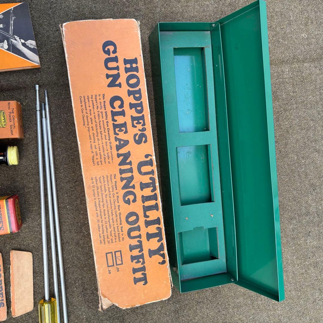 USA VINTAGE HOPPE'S GUN クリーニングセット メタルケース