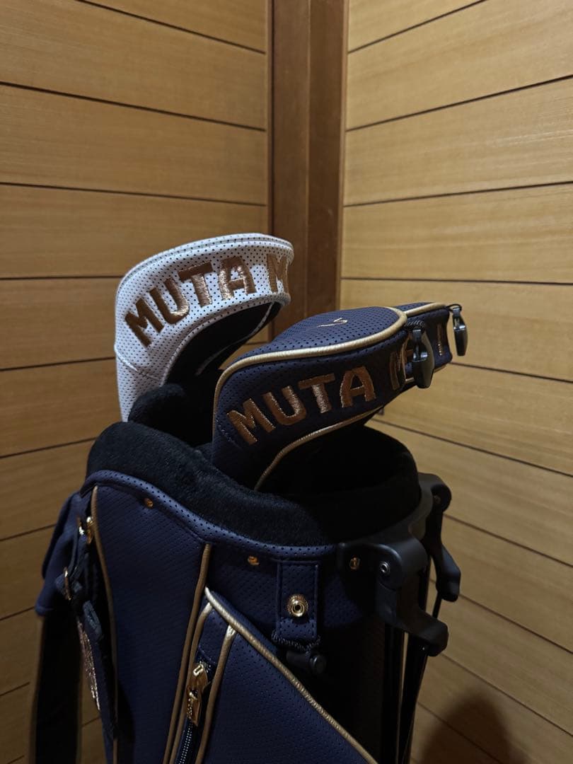 【セット】muta ムータ キャディバック＆ヘッドカバー（1W.FW×2）