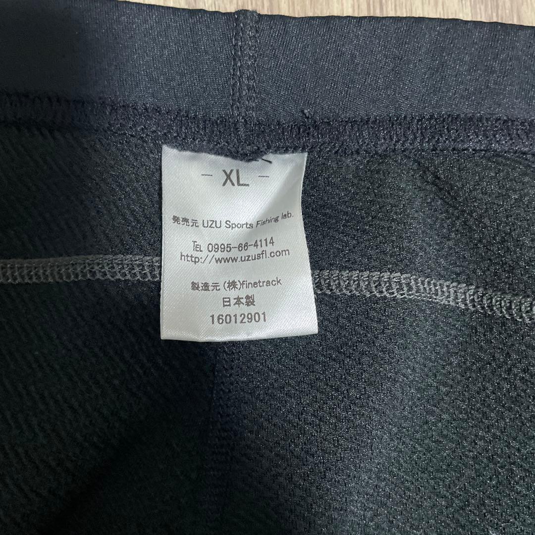UZU×finetrack フラッドラッシュタイツ ブラック XL