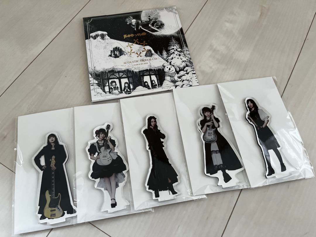 Band-Maid お盟主様限定アクリルスタンド5個&アコースティックお給仕CD