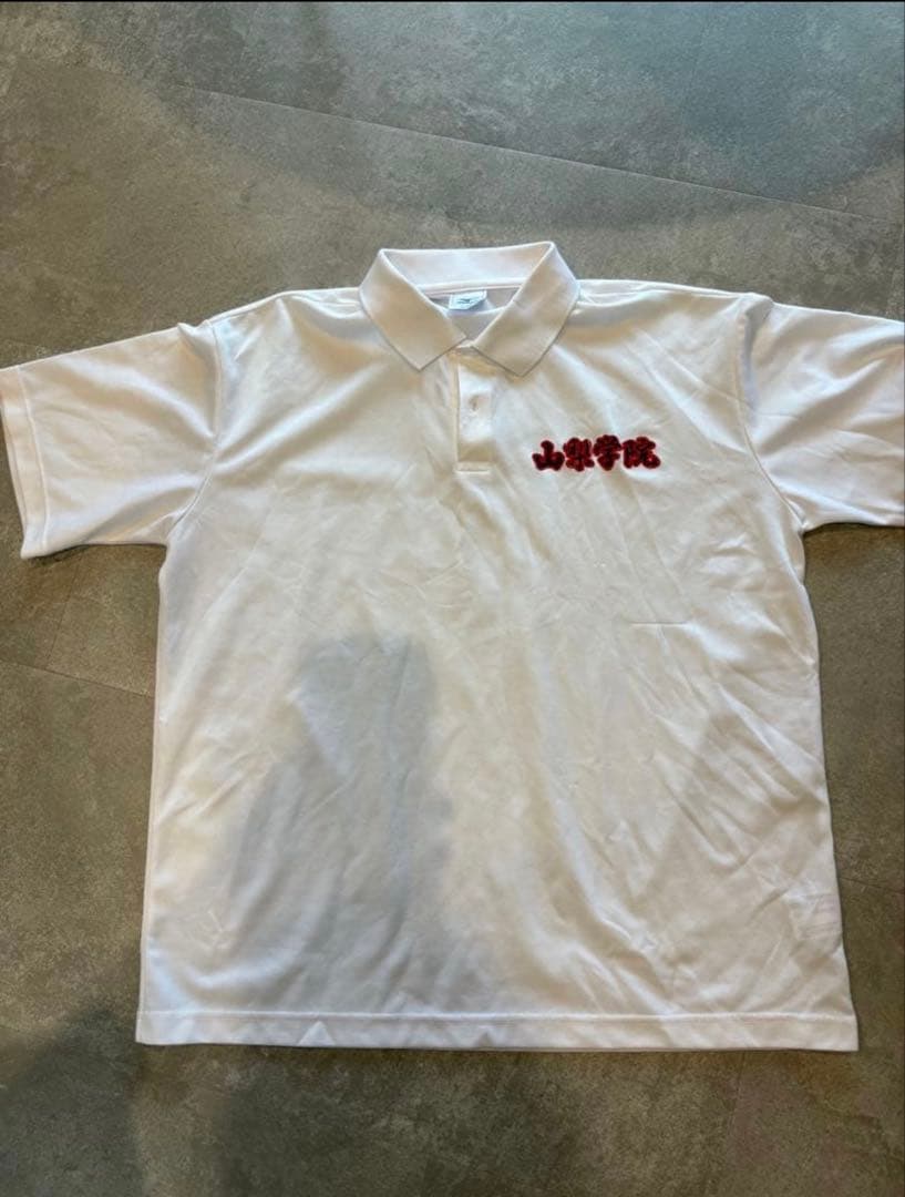 山梨学院 ポロシャツ ホワイト