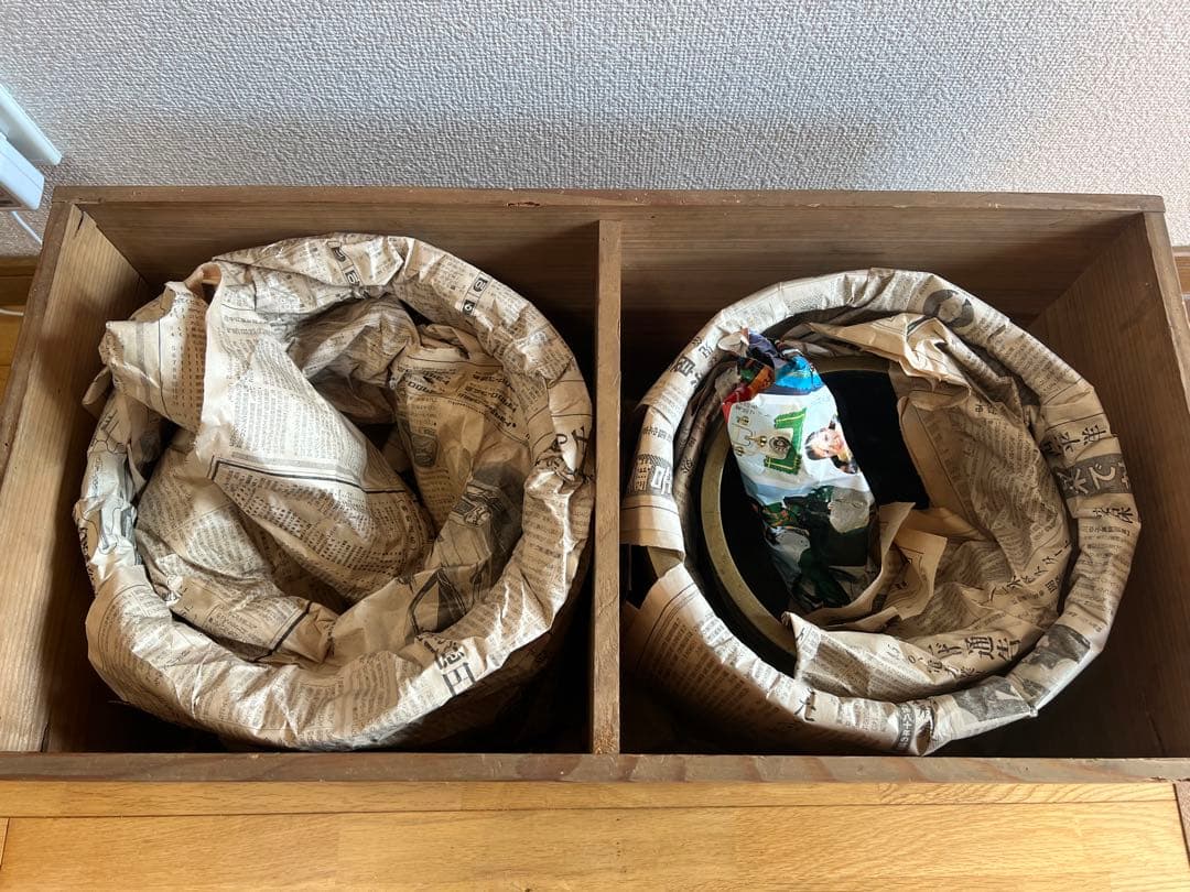 真鍮　火鉢　アンティーク雑貨　古道具　大正昭和レトロ　箱あり　4個セット