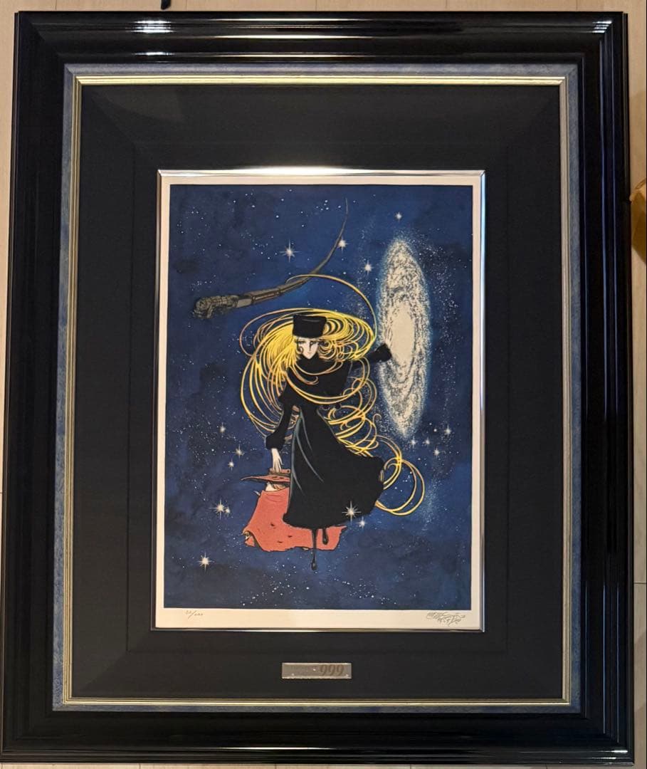 銀河鉄道999 メーテル 松本零士 版画　銀河の夢　複製原画　サイン