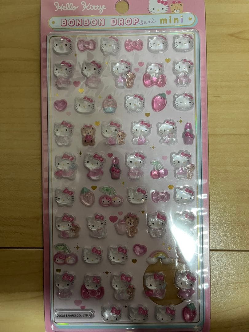 【正規品】ボンボンドロップシール ミニ サンリオ 8種 ＋しずくちゃん4種類