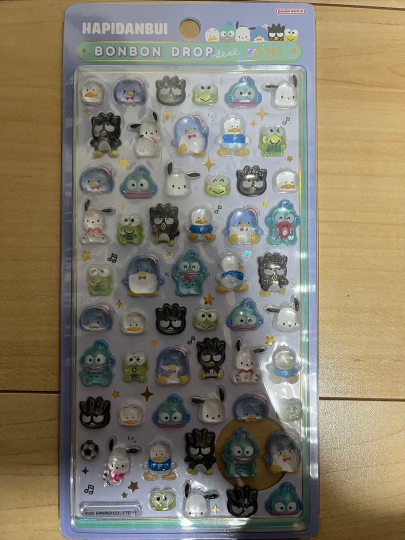 【正規品】ボンボンドロップシール ミニ サンリオ 8種 ＋しずくちゃん4種類