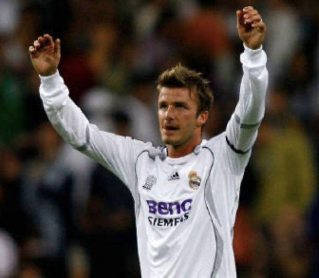 レアルマドリード ベッカム06/07CLユニ Lサイズ