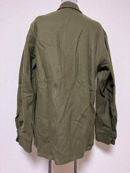 米軍 実物 ウールシャツ 後期 S
