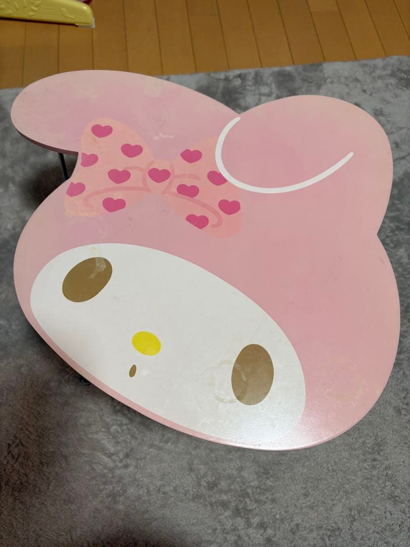 マイメロディ　フェイス　ミニ　テーブル　レア