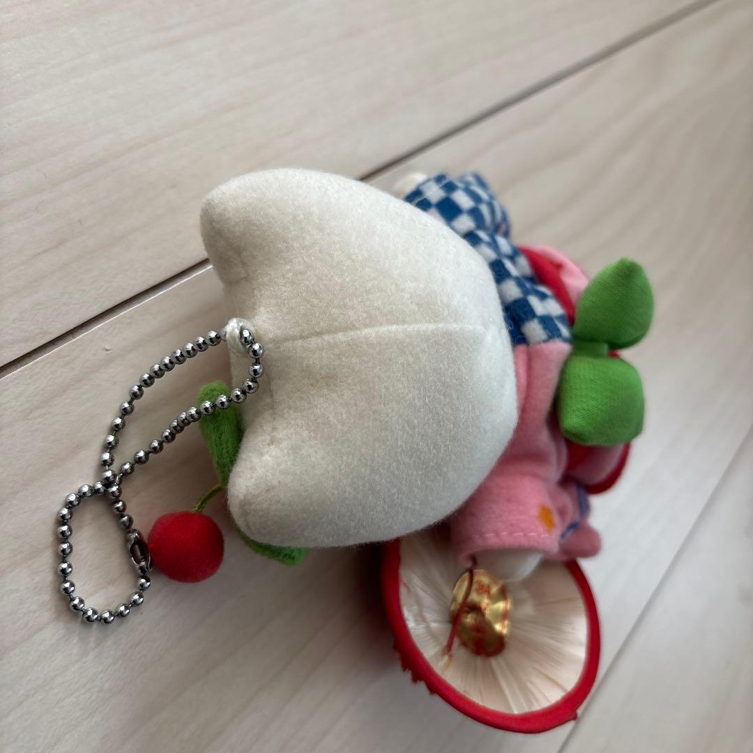 ご当地キティ 山形限定 花笠 さくらんぼ ぬいぐるみ マスコット キーホルダー