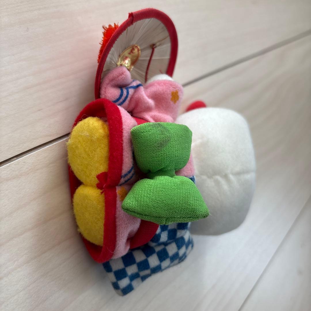 ご当地キティ 山形限定 花笠 さくらんぼ ぬいぐるみ マスコット キーホルダー