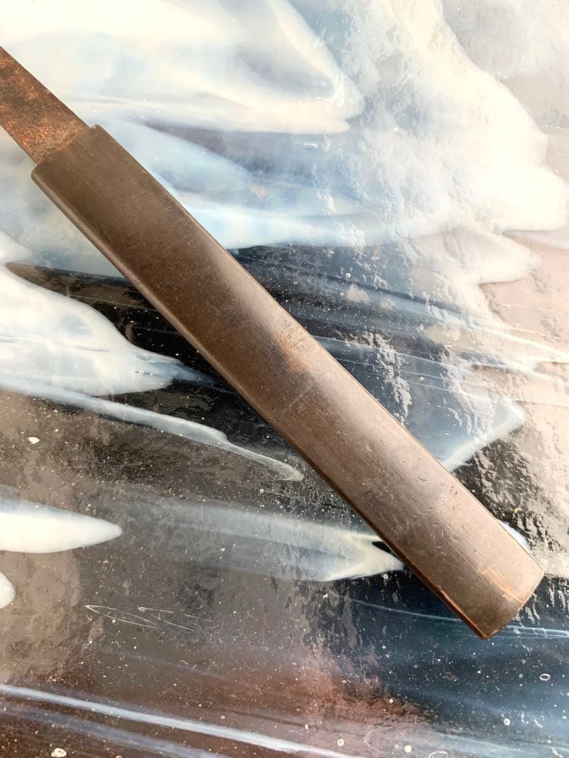 小柄小刀　動物図小柄袋　刀装具(15cm以下の合法サイズ）