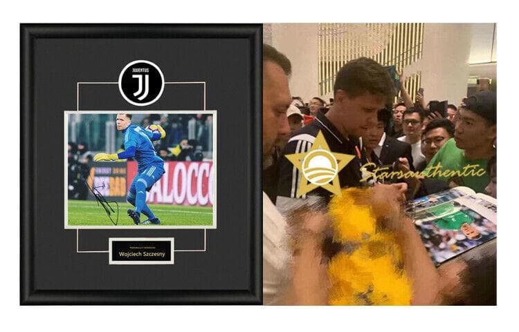 直筆サイン入り写真 ヴォイチェフ・シュチェスニー ユヴェントスFC SA鑑定済