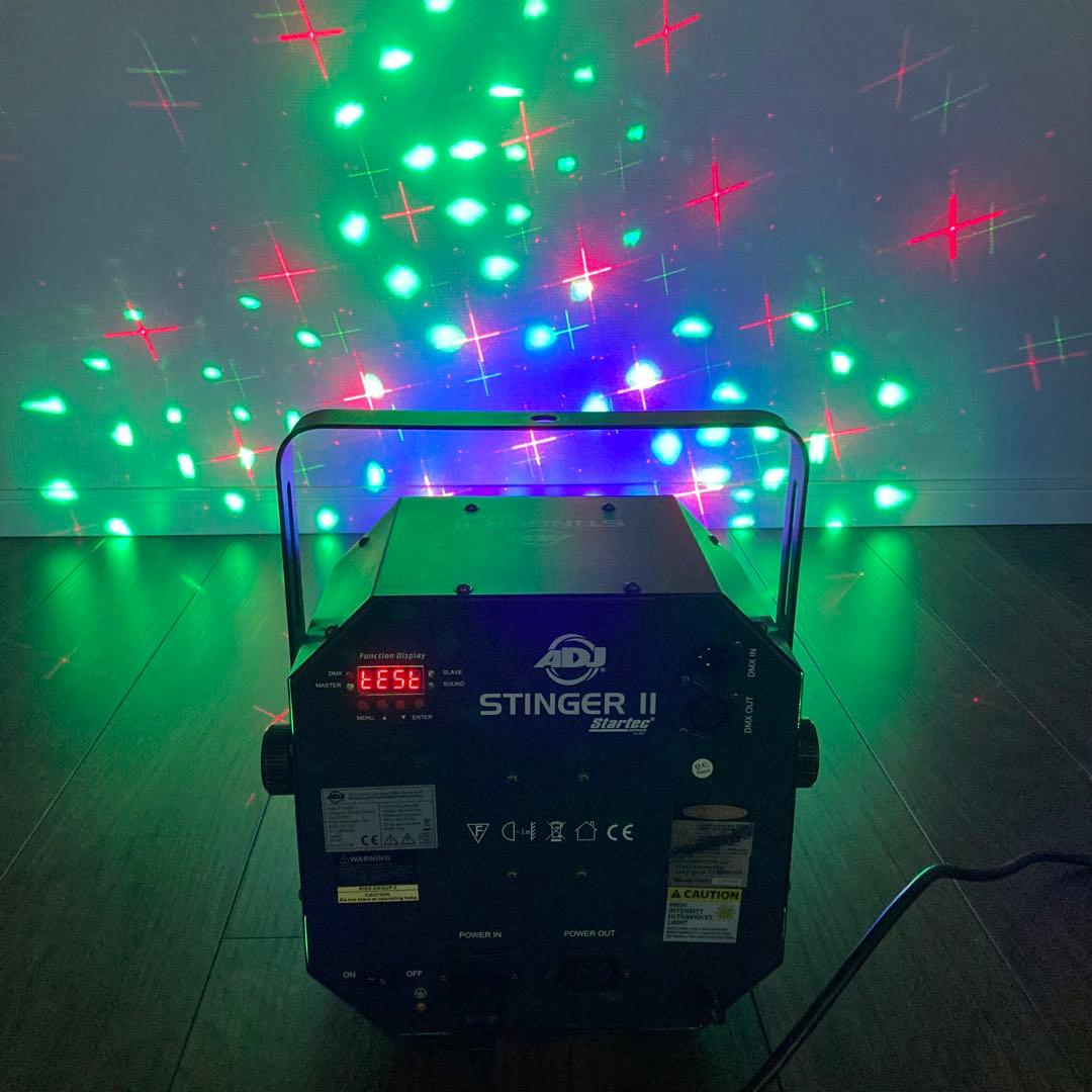 ◎状態良好 AMERICAN DJ STINGERII ムーンフラワーエフェクト