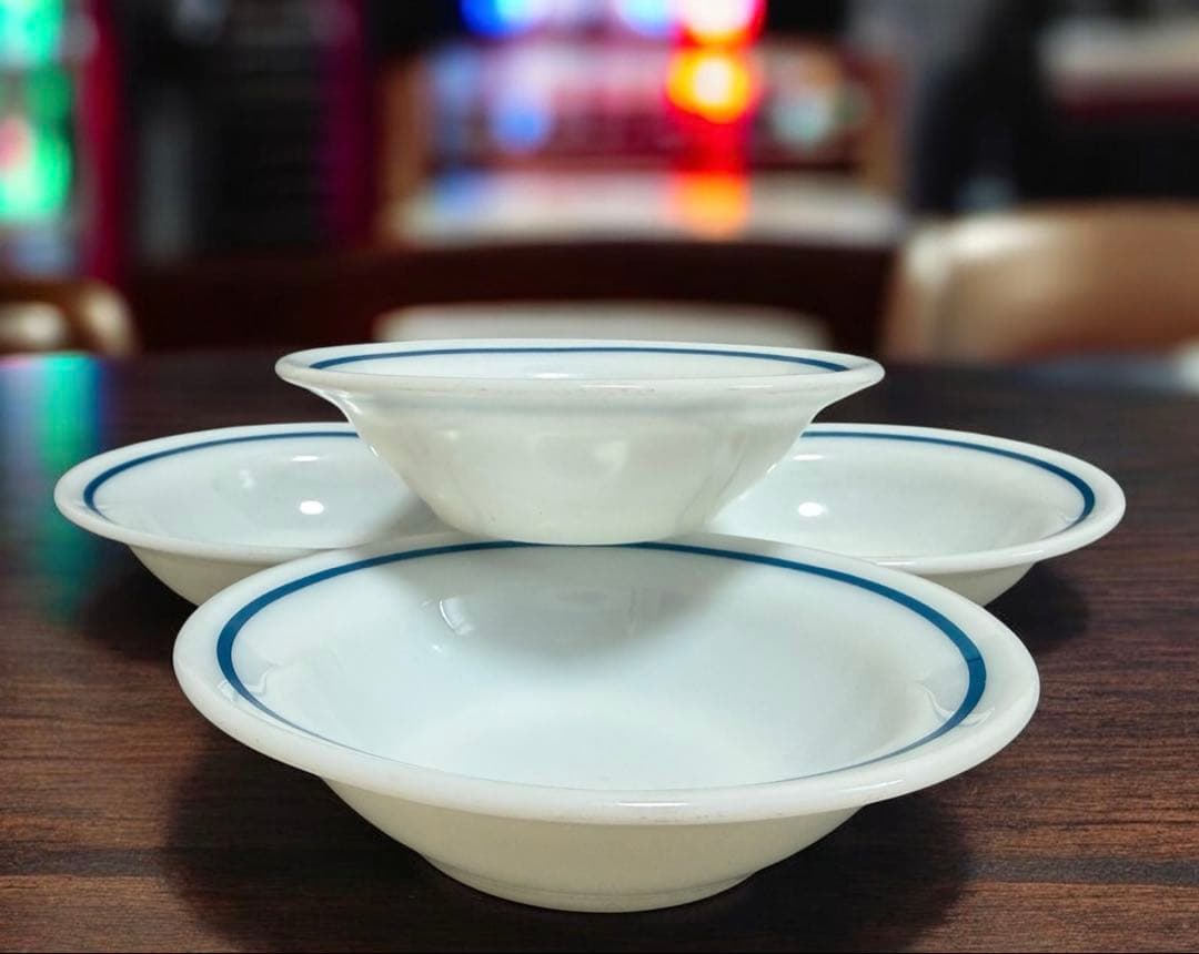 米軍 実物 PYREX ボウル 4枚 ①