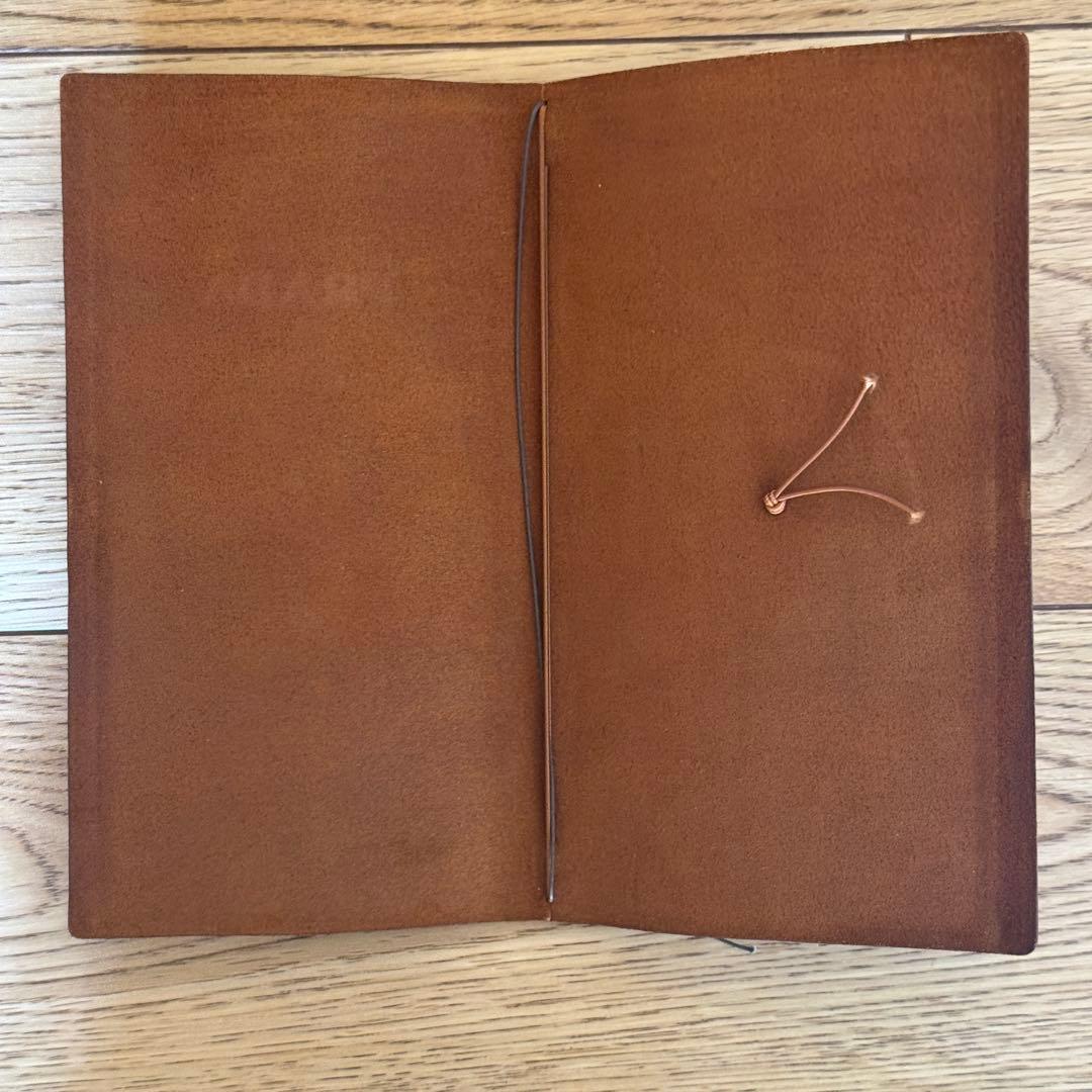 PRADA ブラウンレザー トラベラーズノート　プラダ