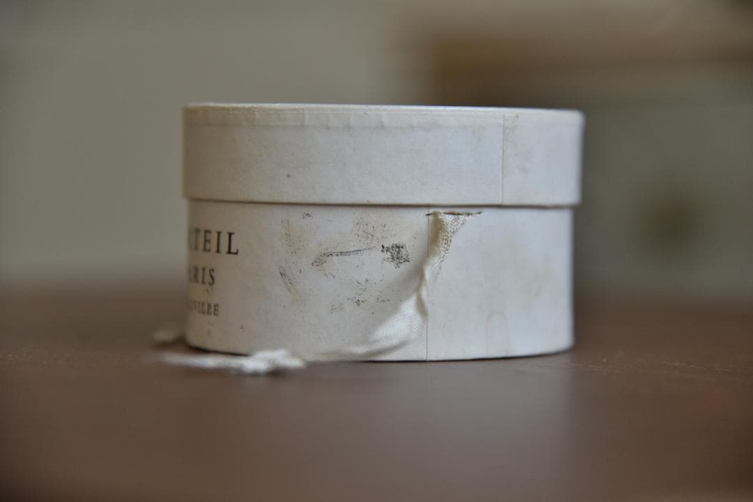 フランス アンティーク BERTEIL ハットボックス ミニサイズ ノベルティ