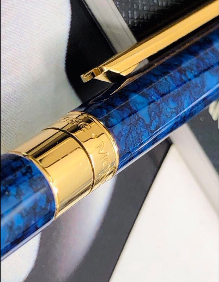 モンブラン　幸運・金運を呼び寄せる！入手困難な逸品のラピスデザイン特別なノブレス