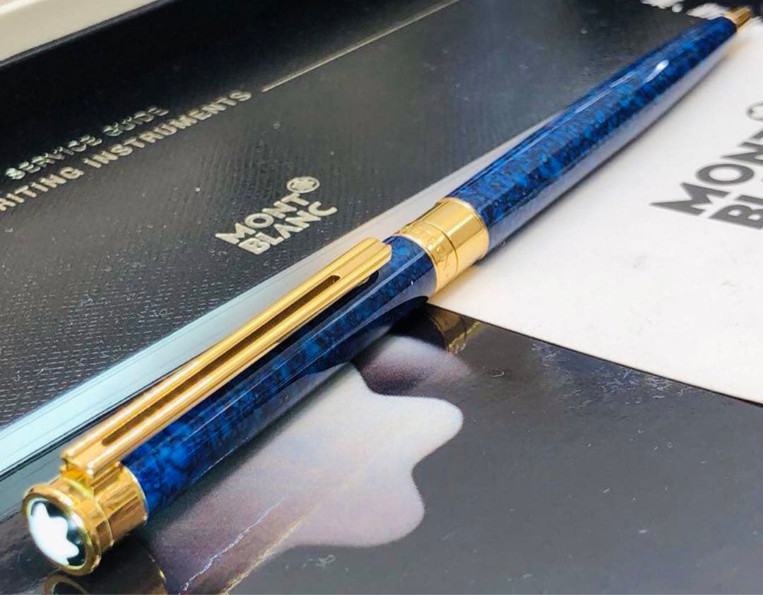 モンブラン　幸運・金運を呼び寄せる！入手困難な逸品のラピスデザイン特別なノブレス