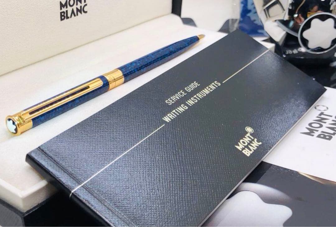モンブラン　幸運・金運を呼び寄せる！入手困難な逸品のラピスデザイン特別なノブレス