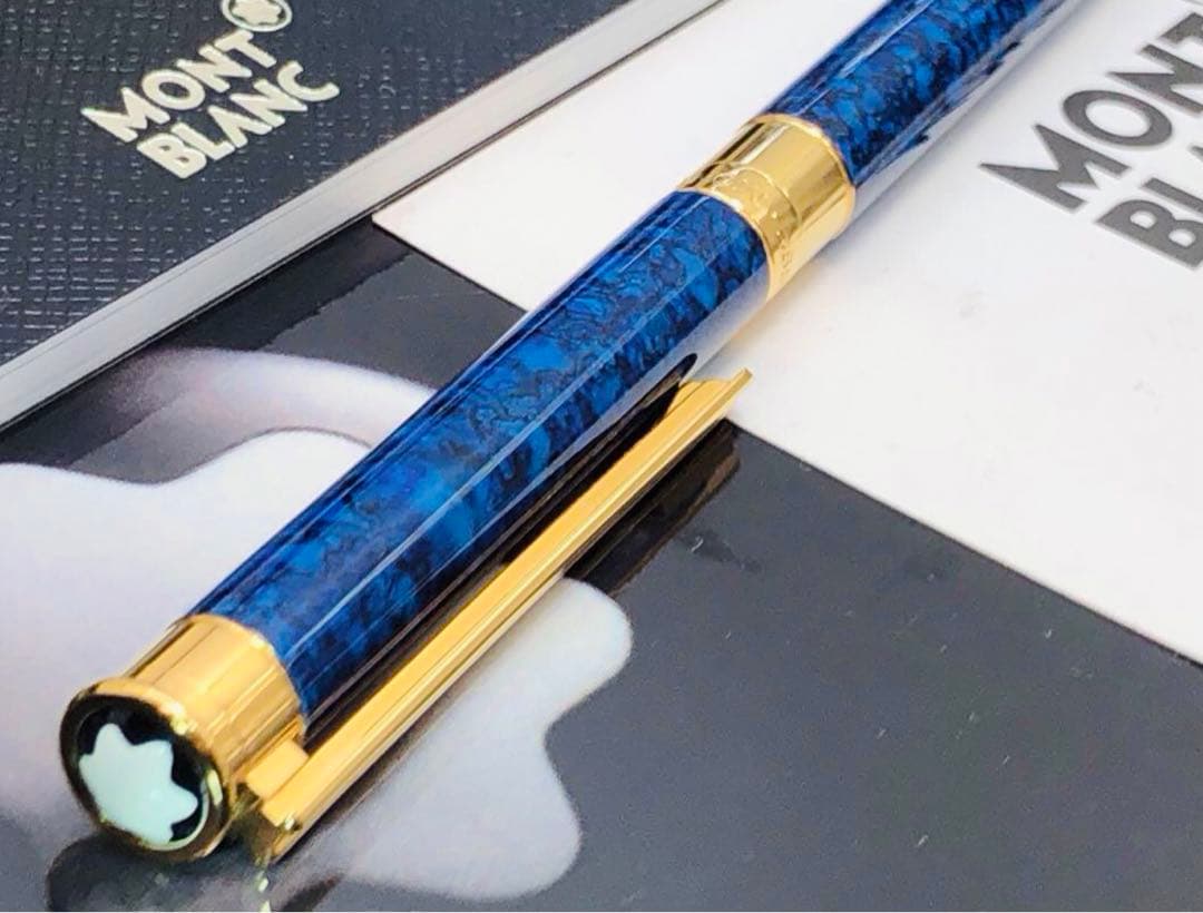モンブラン　幸運・金運を呼び寄せる！入手困難な逸品のラピスデザイン特別なノブレス