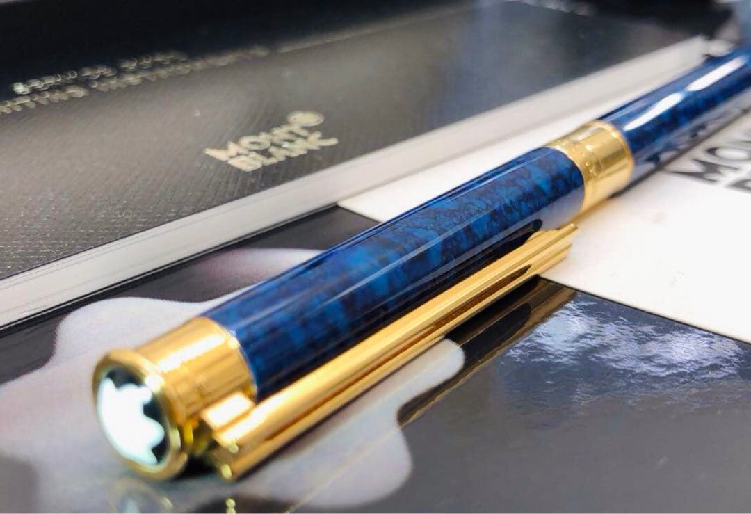 モンブラン　幸運・金運を呼び寄せる！入手困難な逸品のラピスデザイン特別なノブレス