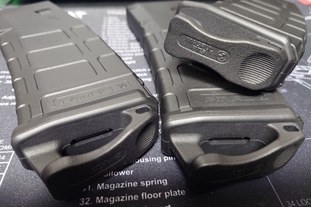 【廃盤】MAGPUL マグプルPTS 次世代M4 PMAG　マガジン 3個