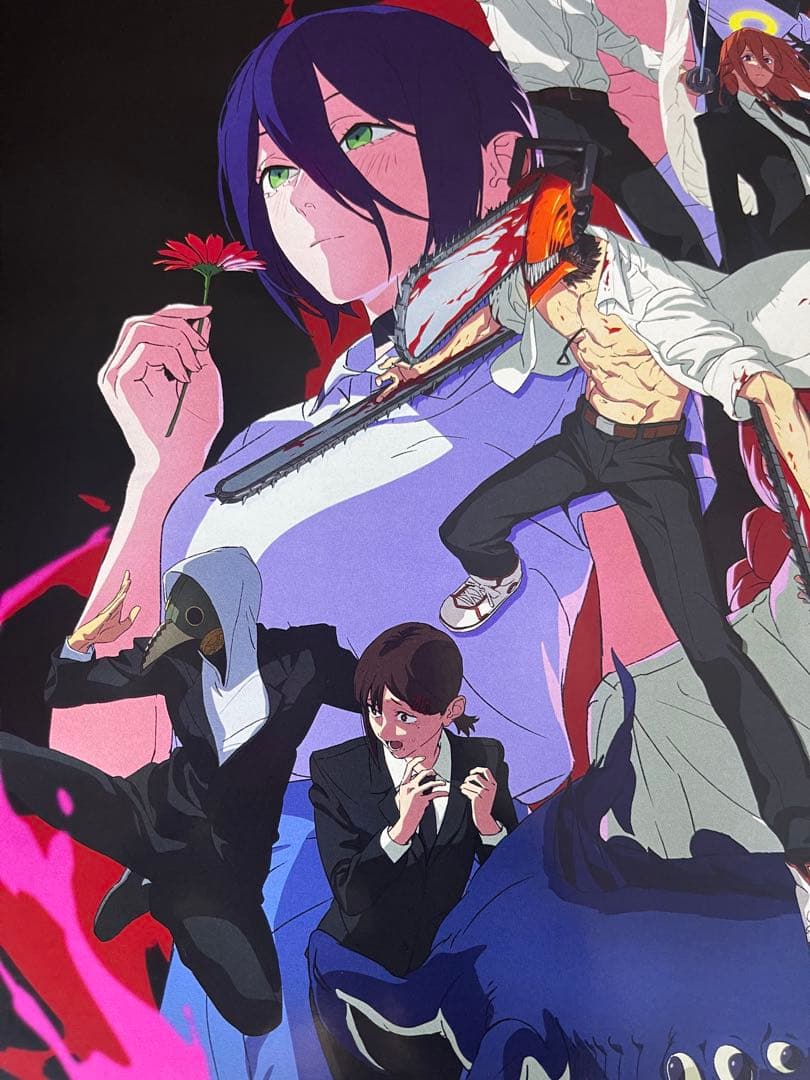 *枚数限定*映画館用片面印刷ポスターUS版:チェンソーマン レぜ篇