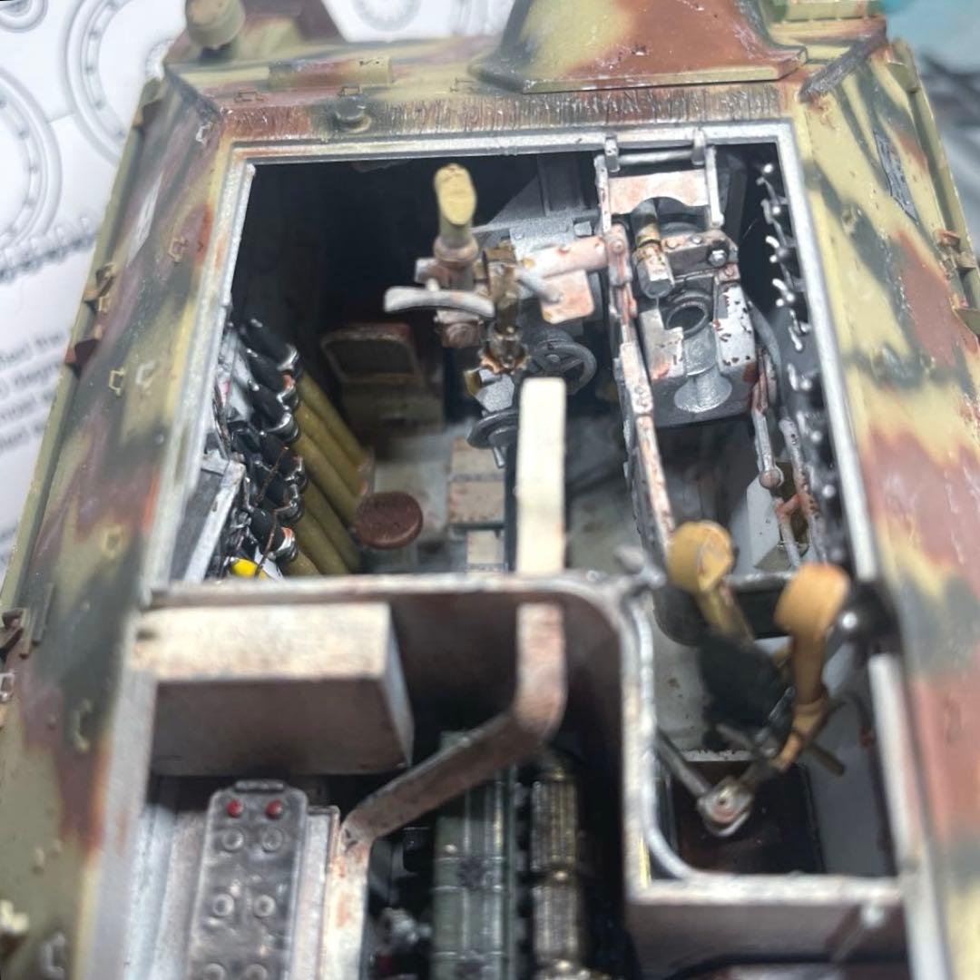 タコム1/35 38式軽駆逐戦車 ヘッツァー 後期型w/フルインテリア