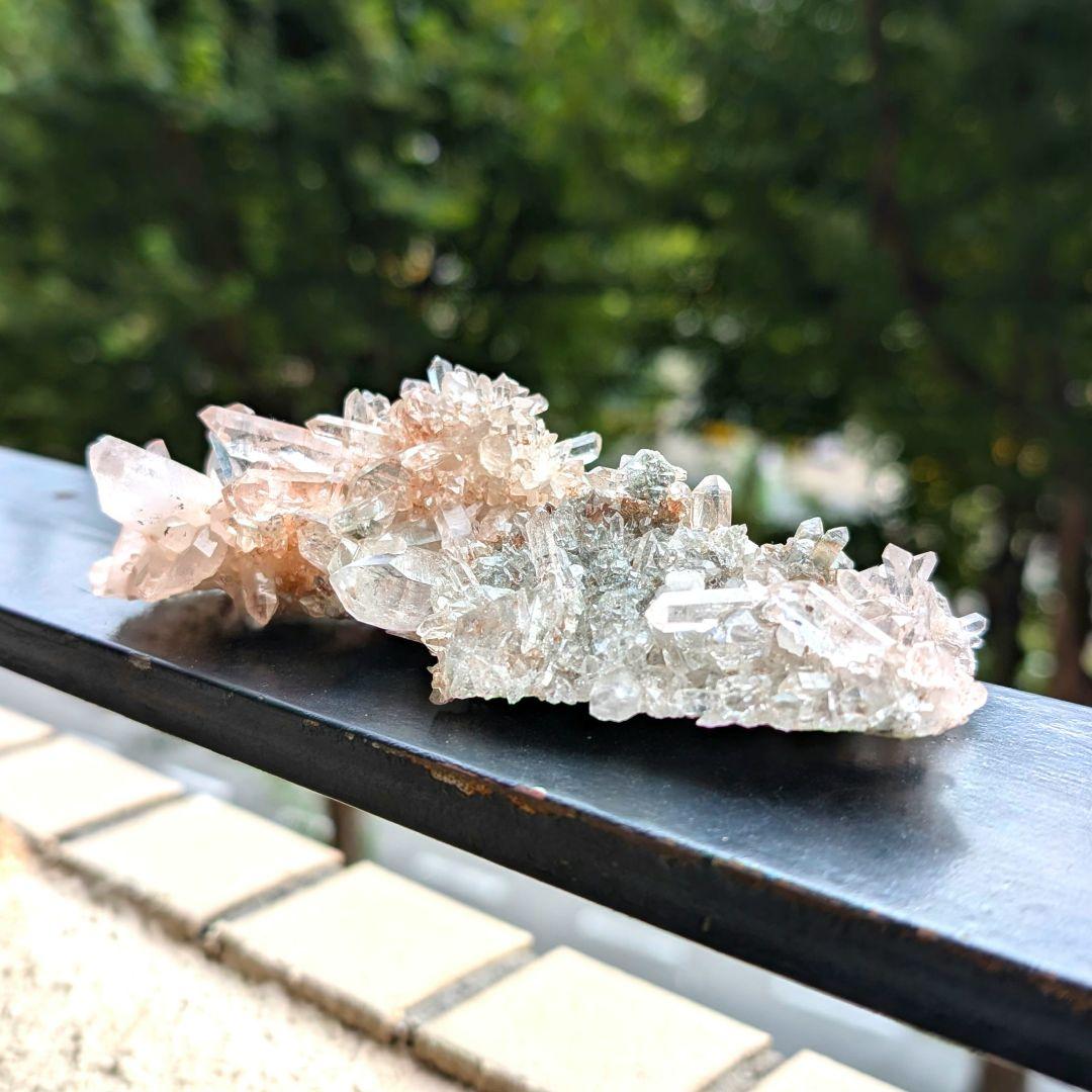 【高品質】ヒマラヤ水晶　マニカラン　クラスター　ハイクオリティ　インテリア