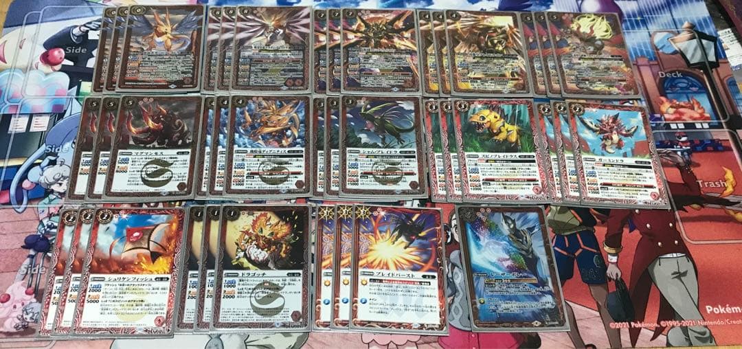 バトルスピリッツ　デッキ　ダブルオー　刃、雲契約　造兵　緑の世界　創醒の大創界石