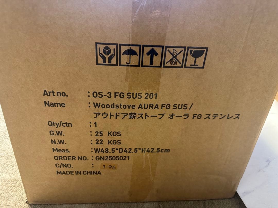 tossy ⭐︎Mt.SUMI アウトドア薪ストーブ オーラ ステンレス