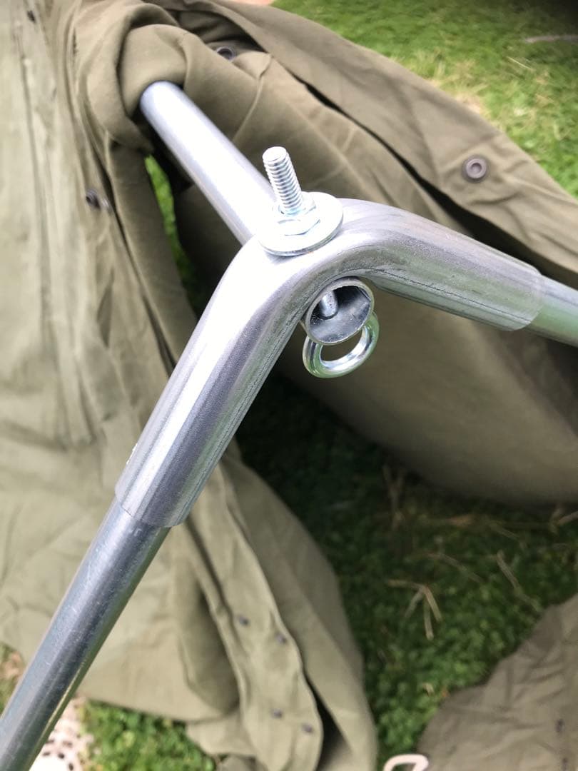 取説付き《バンドックソロベース仕様》二股フレーム＋棟ポール　らくらく設営快適空間