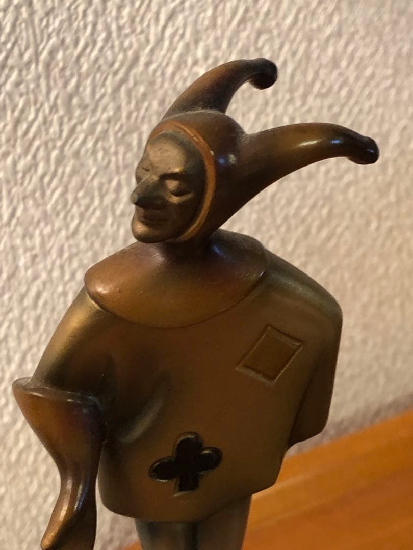 アンティーク　ハーレクイン　ジェスチャー　ツーフェイス　50s レトロ